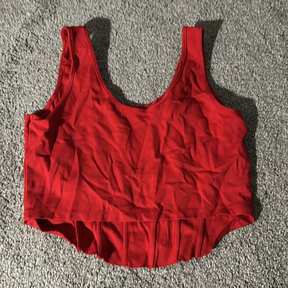 Red Crop Top - Picture 3 of 3